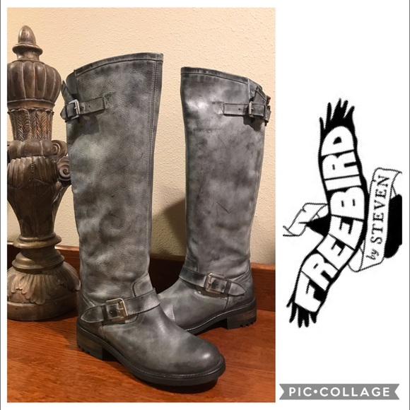 Freebird by Steven Shoes - Fabulous FreeBird by Steven CHOPR “Gray Ice” boots
